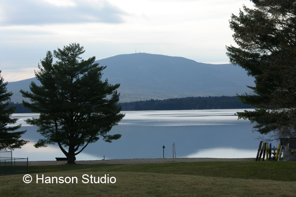 Mt. Kearsarge over Pleasant Lake - Spring